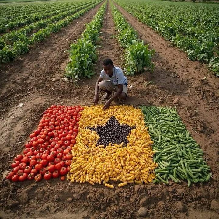 Ghana flag of fresh produce